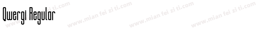 Qwergi Regular字体转换